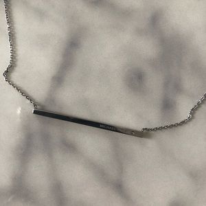 NWOT Michael Kors Bar Necklace